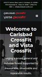 Mobile Screenshot of carlsbadcrossfit.com