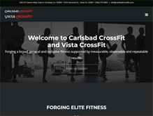 Tablet Screenshot of carlsbadcrossfit.com